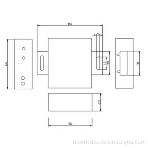 12-24V DC 10Amp Single Color Touch Controller (Aluminum Version)